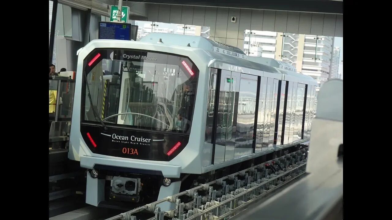 [苦等16年]澳門輕軌氹仔線往海洋方向全程行車片段