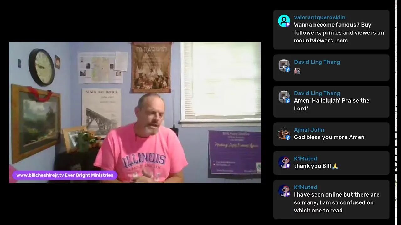 05/26/22 * #biblestudy * Exodus 1-4 * Happy Thursday * Live with Restream