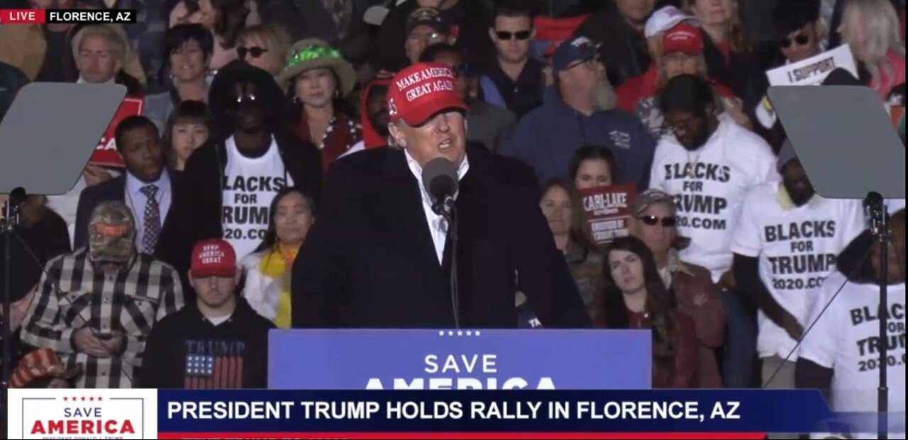 REPLAY President Trump, Delivers Remarks in Florence, Arizona, January 15, 2022,