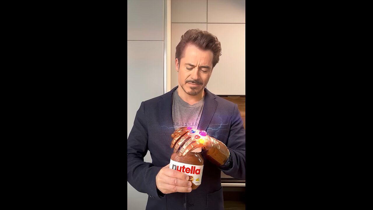 Iron Man uses the Infinity Gauntlet✊