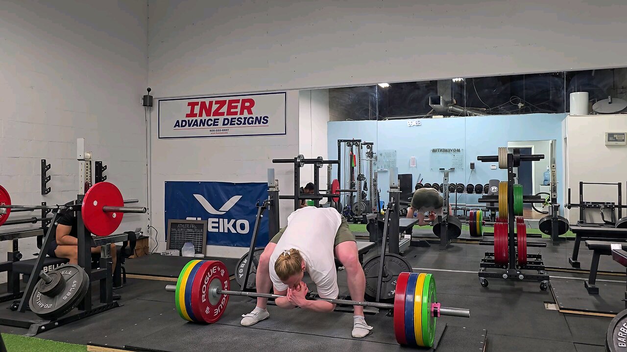 Zercher deadlift PR