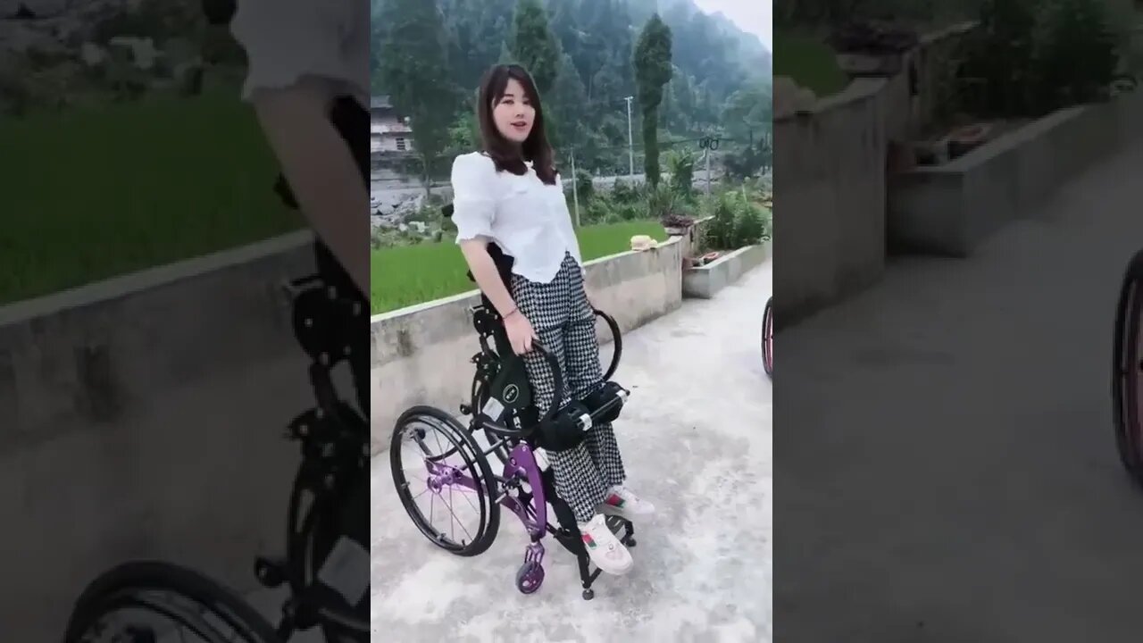 Brilliant innovation - standing wheelchair