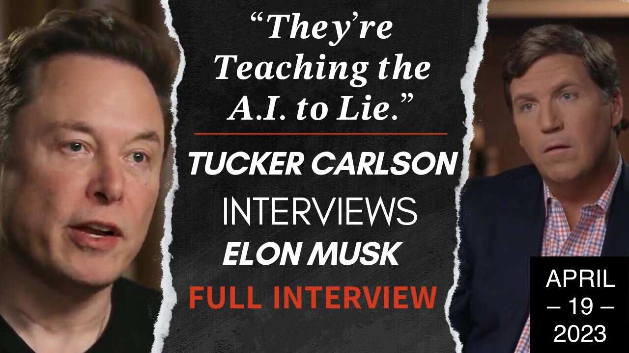 Elon Musk's Sit-Down with Tucker Carlson Today (Full Interview)