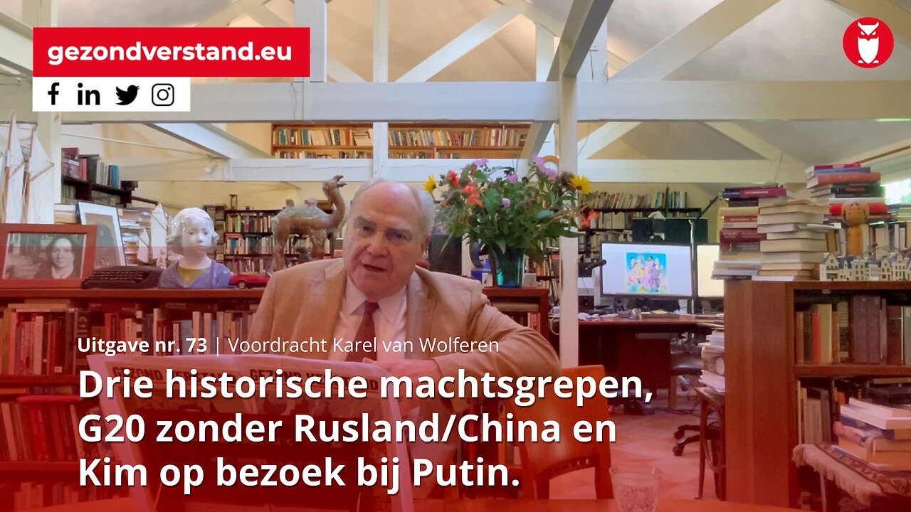 Drie historische machtsgrepen, G20 zonder Rusland/China en Kim op bezoek bij Putin | editie 73