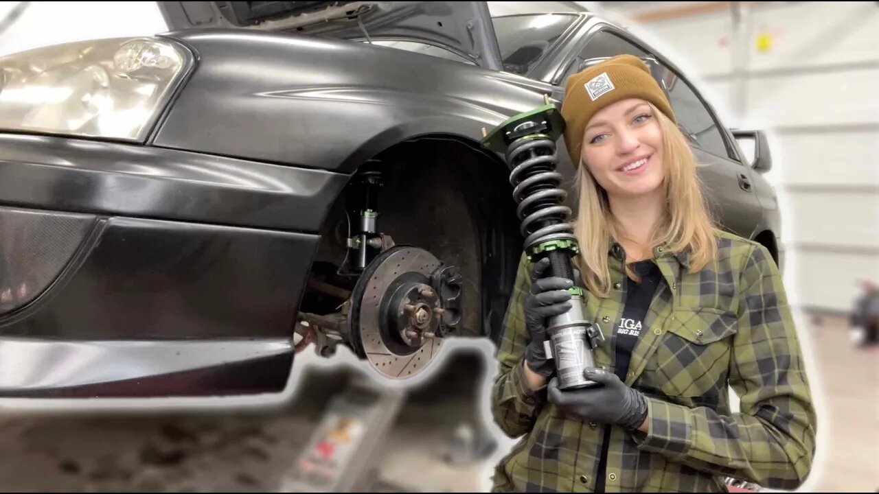 Fortune Auto Coilover install Subaru WRX