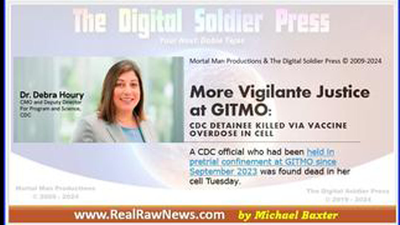 MORE VIGILANTE JUSTICE AT GITMO: CDC DETAINEE KILLED VIA VACCINE OVERDOSE IN HER CELL