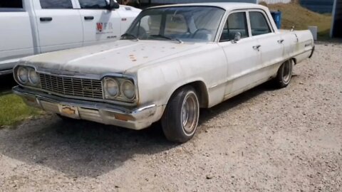 1964 Chevrolet Biscayne Impala Belair 230 L6 restoration.