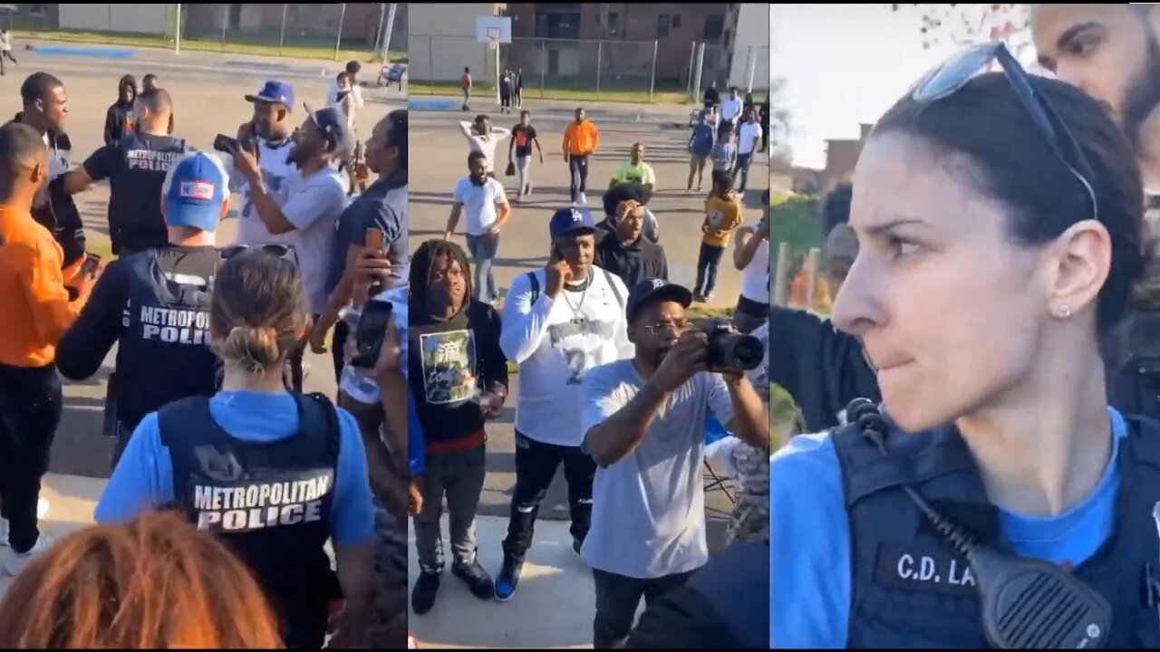 Cops Chased From The Projects Trying To Enforce Social Distancing | The Purge | Cop vs Jogger