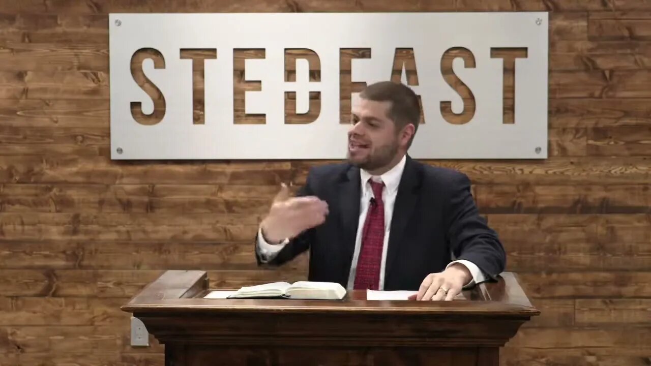 God's Sovereignty and Man's Free Will - Pastor Jonathan Shelley | Stedfast Baptist Church