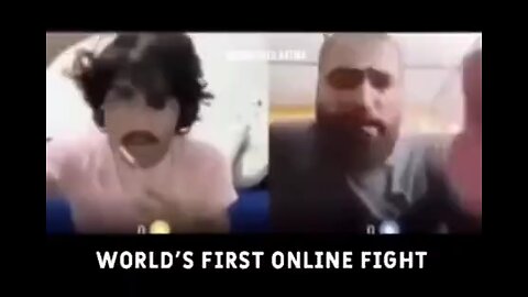 World’s first online fight