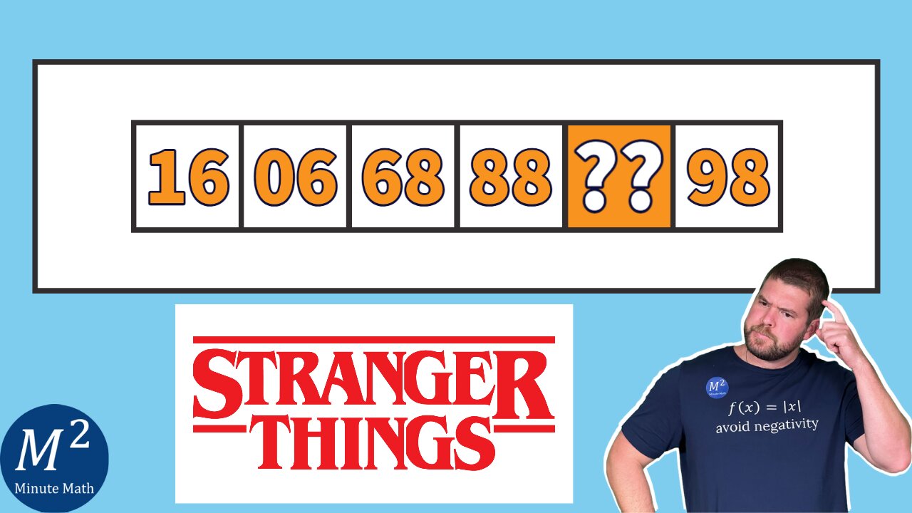 Go to the "Upside Down" to Solve this Puzzle | Minute Math #strangerthings