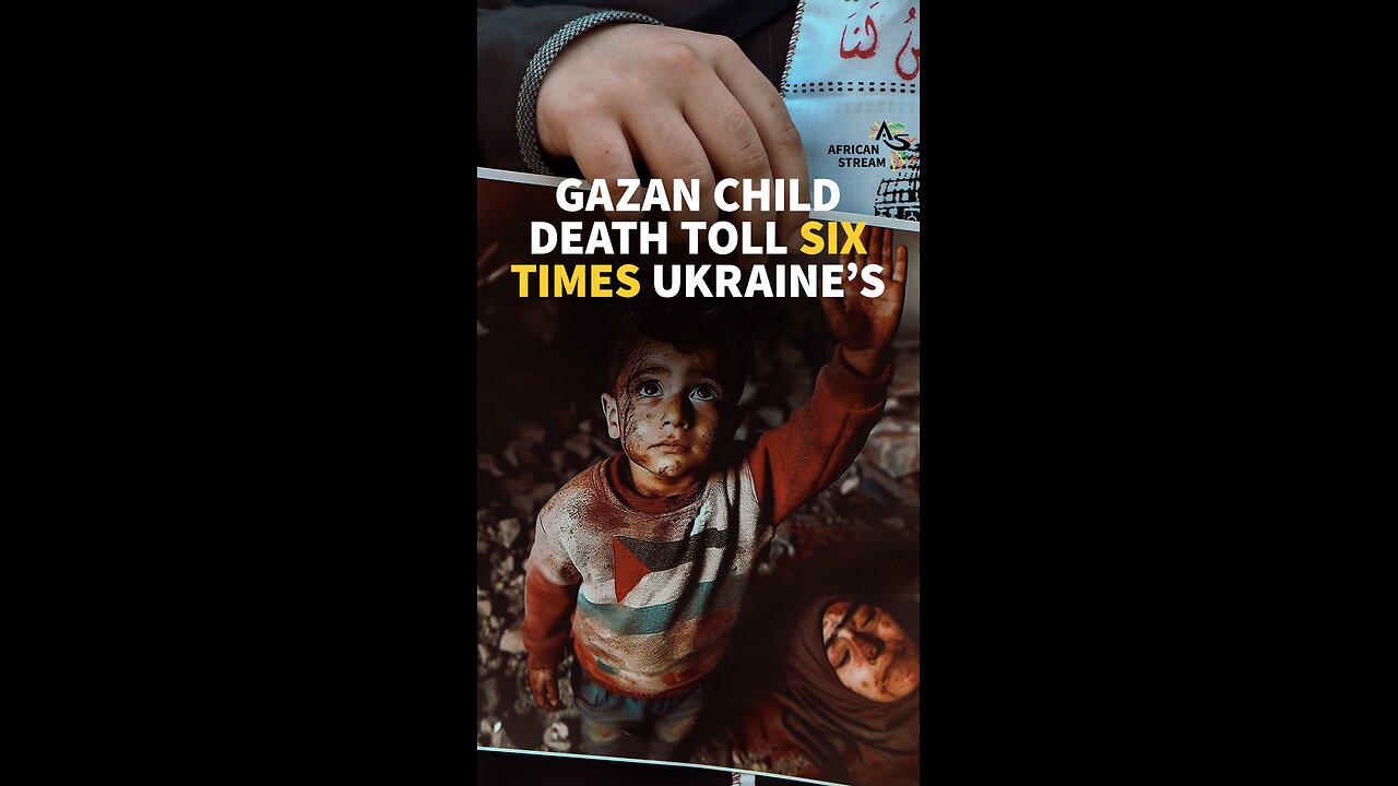 GAZAN CHILD DEATH TOLL SIX TIMES UKRAINE’S