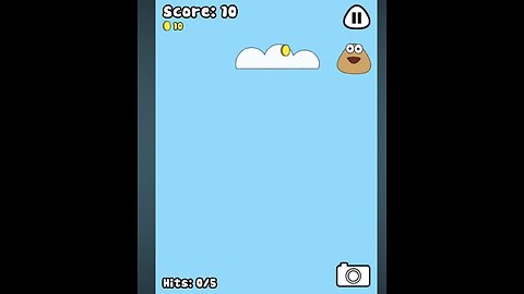 Pou gameplay: Free Fall (minigame)