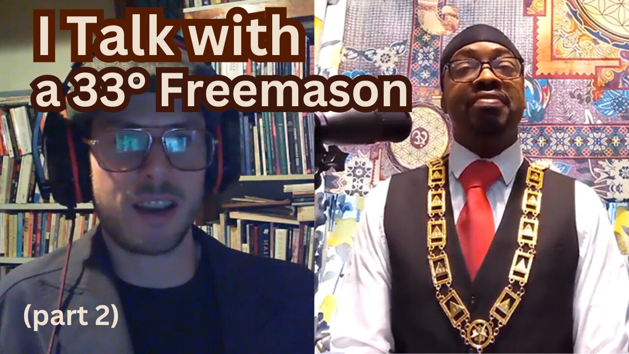 I Talk With A 33° Freemason (pt. 2) - with Dr. Tehutie Ptah