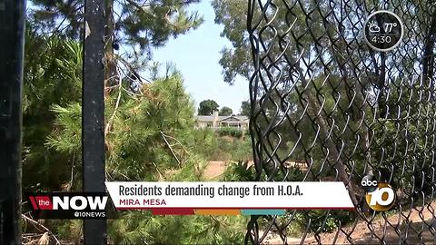Residents demanding change from HOA