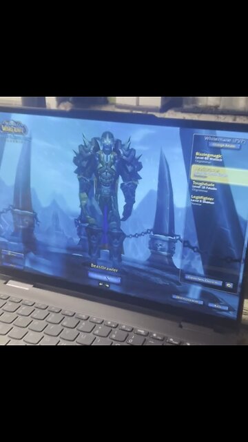 Reached level 80 Night Elf Death knight world of Warcraft wrath of the lich king classic