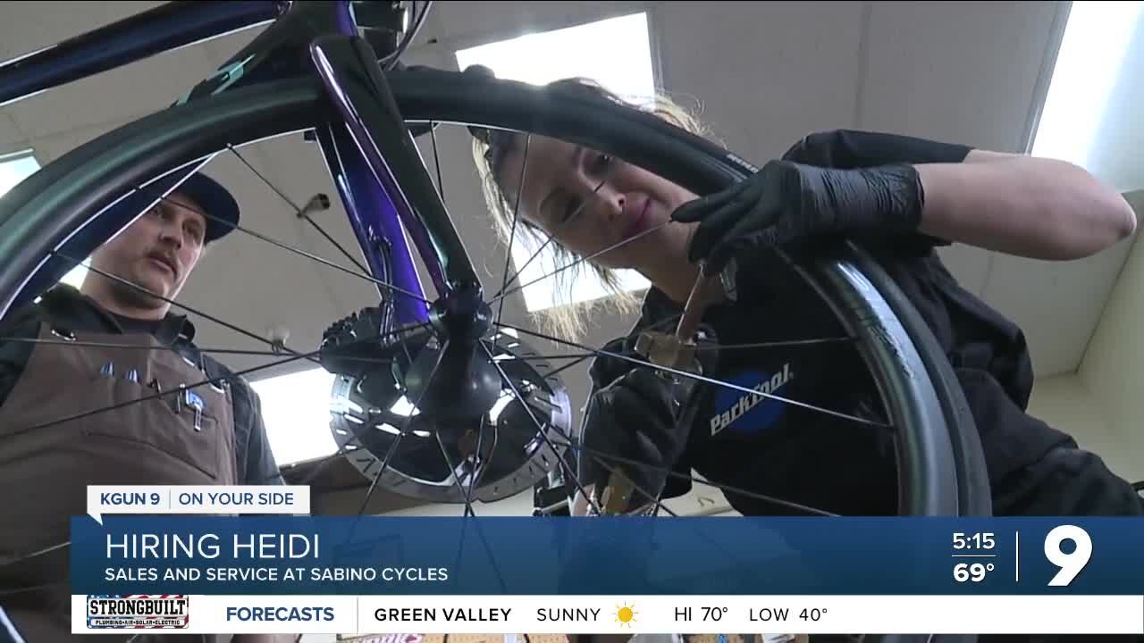 Hiring Heidi: Bicycle repair