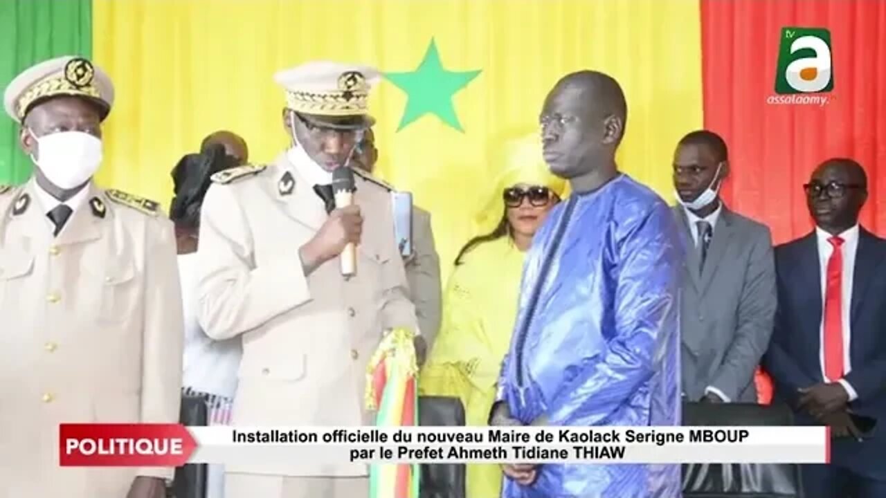 Urgent! Le nouveau maire de Kaolack Serigne MBOUP installé ce 12 févie