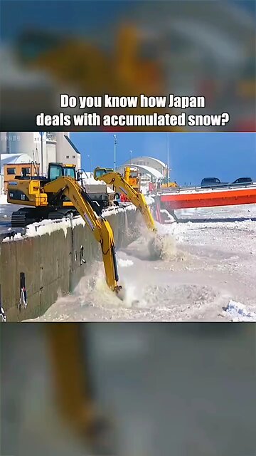 Do you know how Japanese deals with accumulated snow?