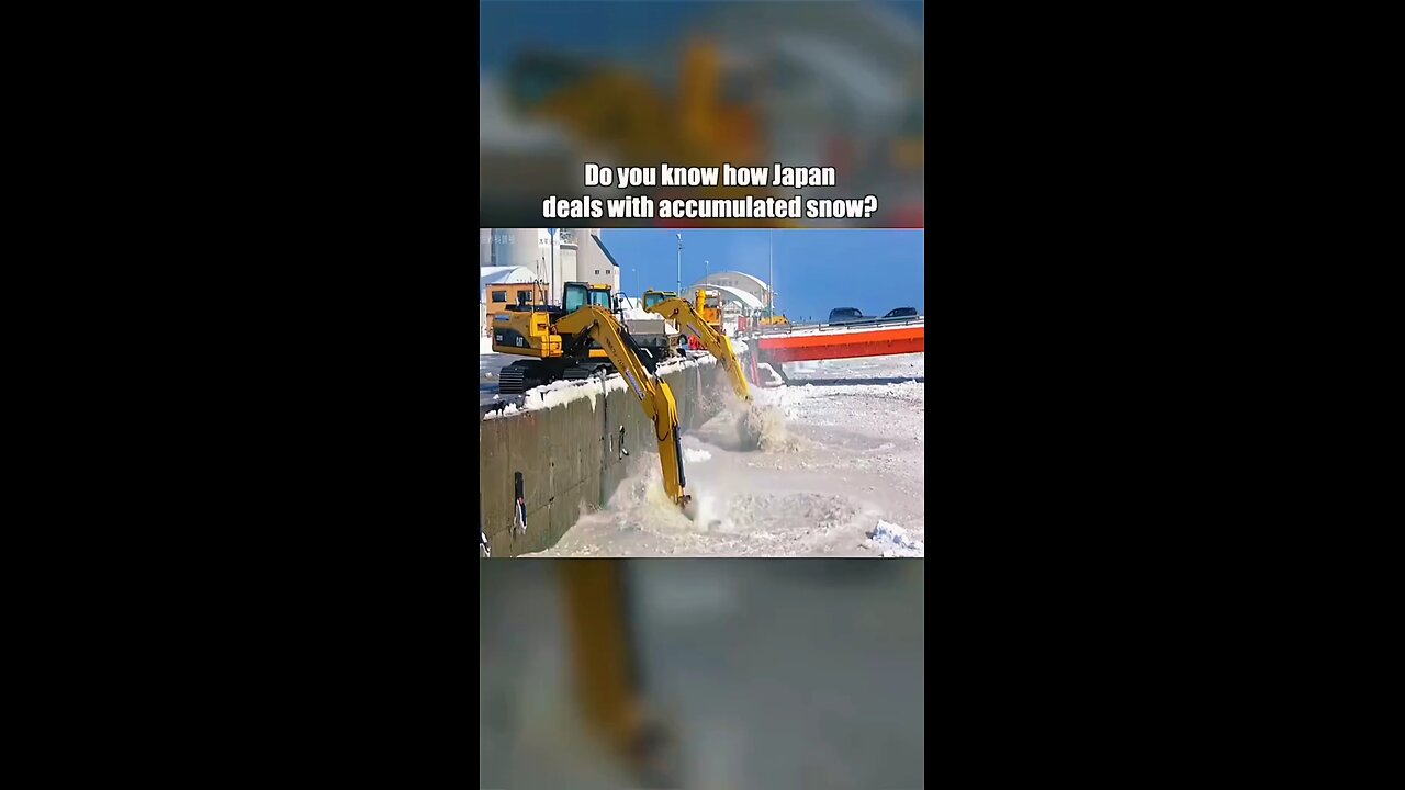 Do you know how Japanese deals with accumulated snow?