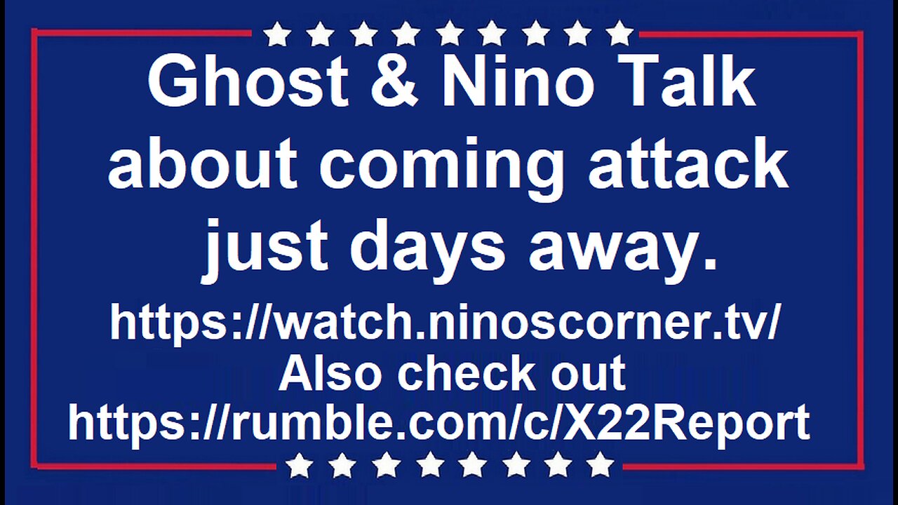 Ghost & Nino Talk about coming attack just days away.