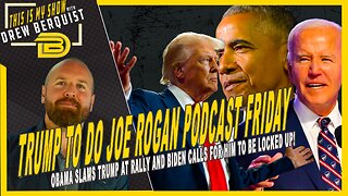 Trump Doing Rogan, Obama Stumps for Kamala, and Biden Calls for Trump To Be Locked Up | 10.23.24