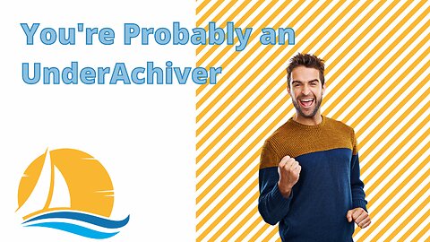 You're Probably an underachiever but at least you have potential.