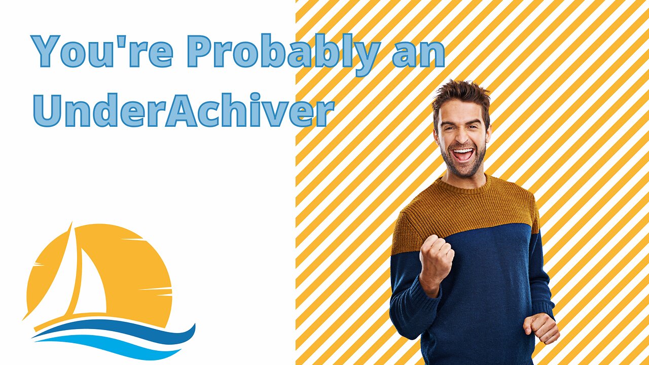 You're Probably an underachiever but at least you have potential.