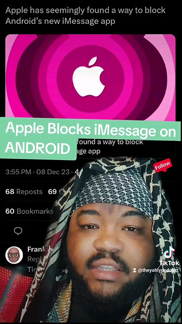 APPLE IS BLOCKING ANDROID USERS 😱