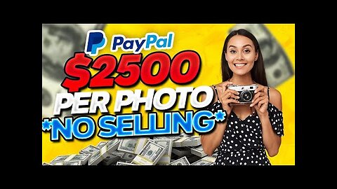 Earn $2500 Per Photo (NO SELLING - No Instagram) Make Money Online