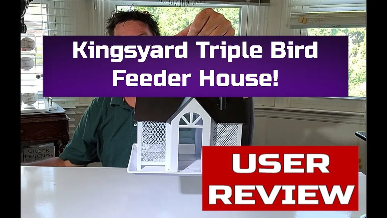 Kingsyard Large Capacity Triple Bird Feeder - STURDY