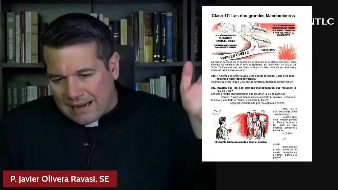 Los Mandamientos. El Primer Mandamiento de la Ley de Díos -Clase 13- Padre Javier Olivarera Ravasi.