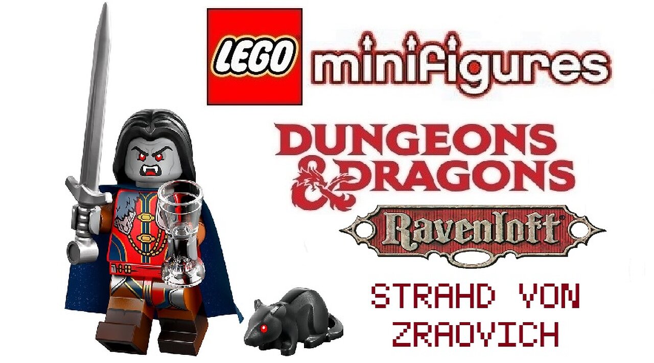 Lego Dungeon and Dragons Minifigures Strahd von Zraovich Review