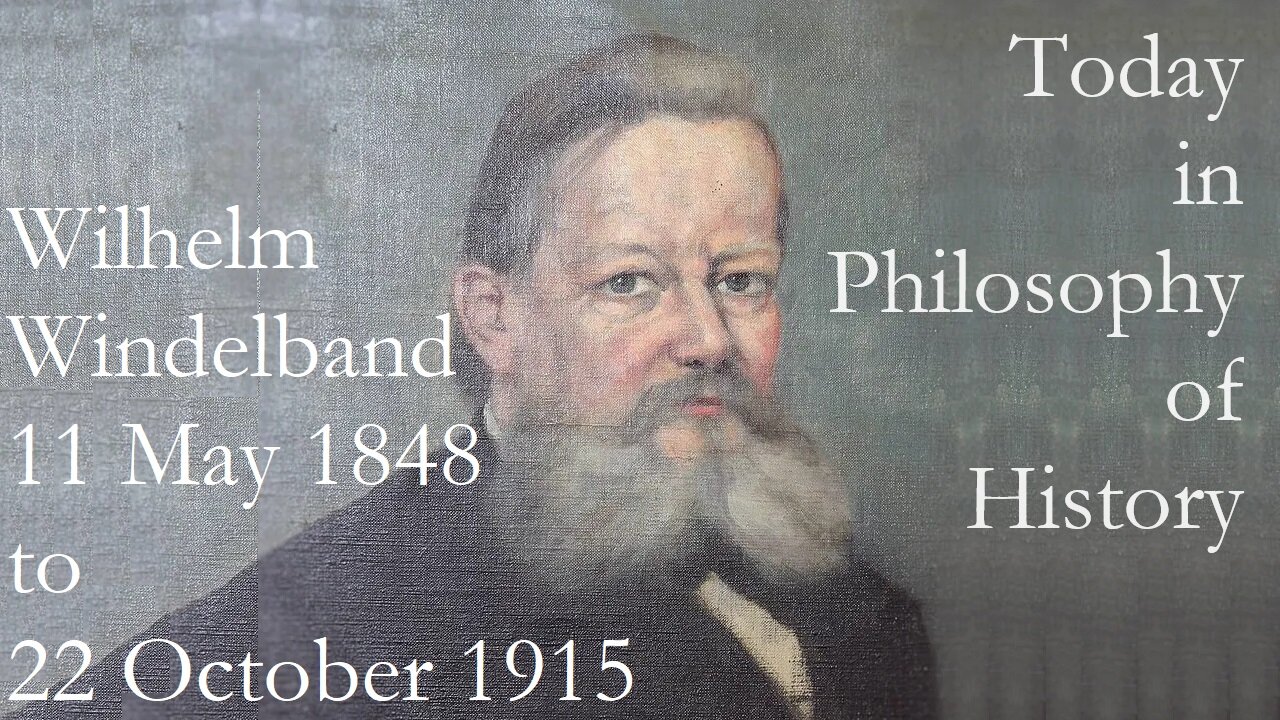 Wilhelm Windelband and the Place of History among the Sciences