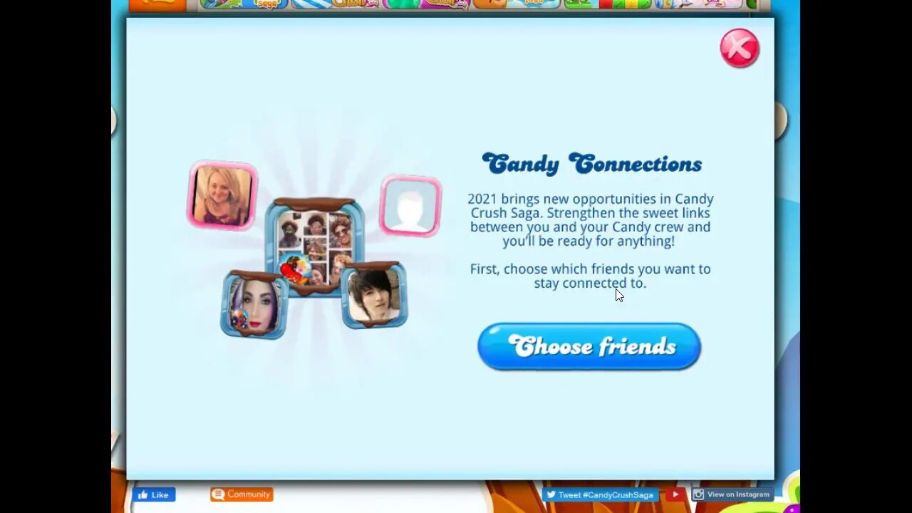 Candy Connections: Choose Friends...um...or not...