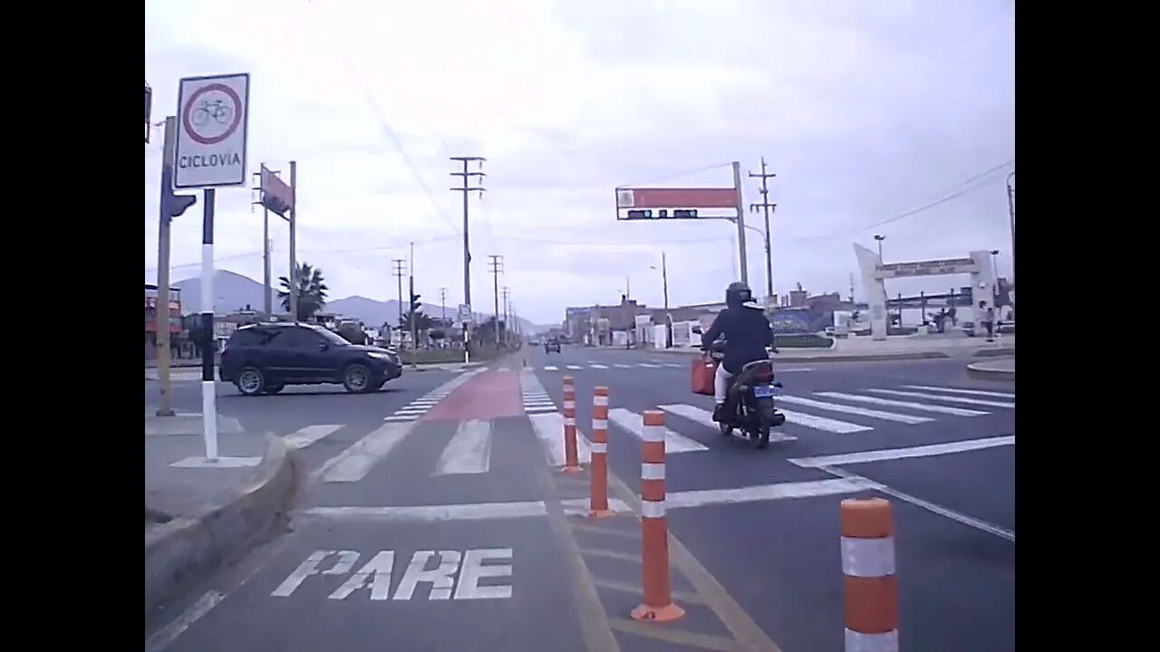 Paseo en Bicicleta Retornando de la Av. Pardo