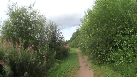 On the gravel path with road bike