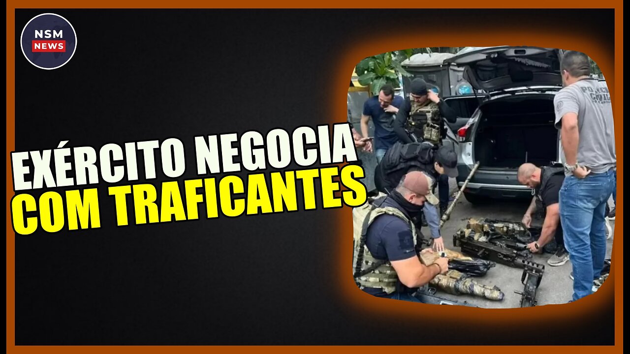 Exército e PCRJ Negociaram Com Traficantes Devolução de Armas Roubadas
