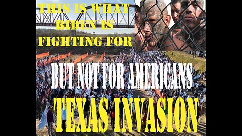 TEXAS BORDER CRISIS AND JOE BIDEN IS FIGHTING FOR ILLEGAL CRIMINALS NOT FOR THE AMERICAN PEOPLE!!!