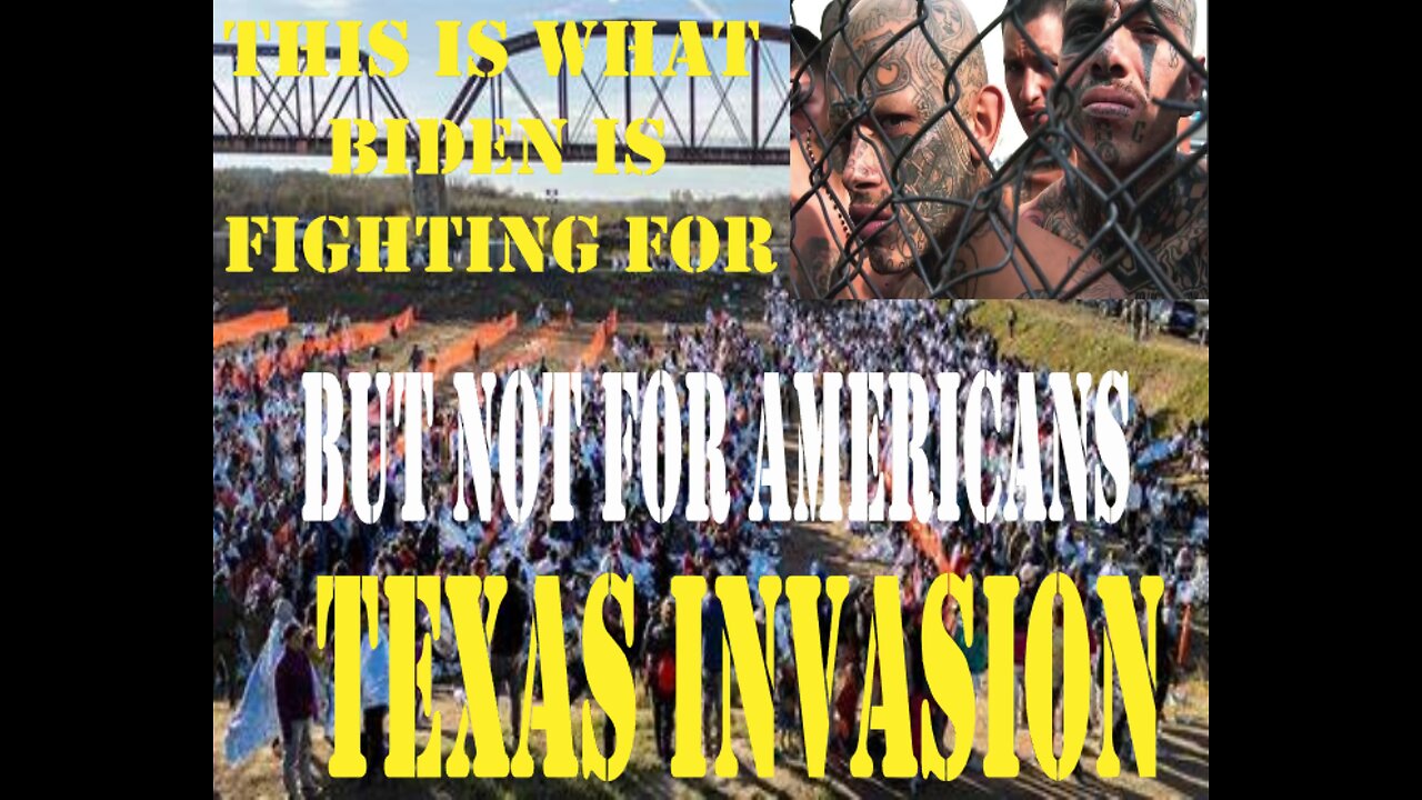 TEXAS BORDER CRISIS AND JOE BIDEN IS FIGHTING FOR ILLEGAL CRIMINALS NOT FOR THE AMERICAN PEOPLE!!!