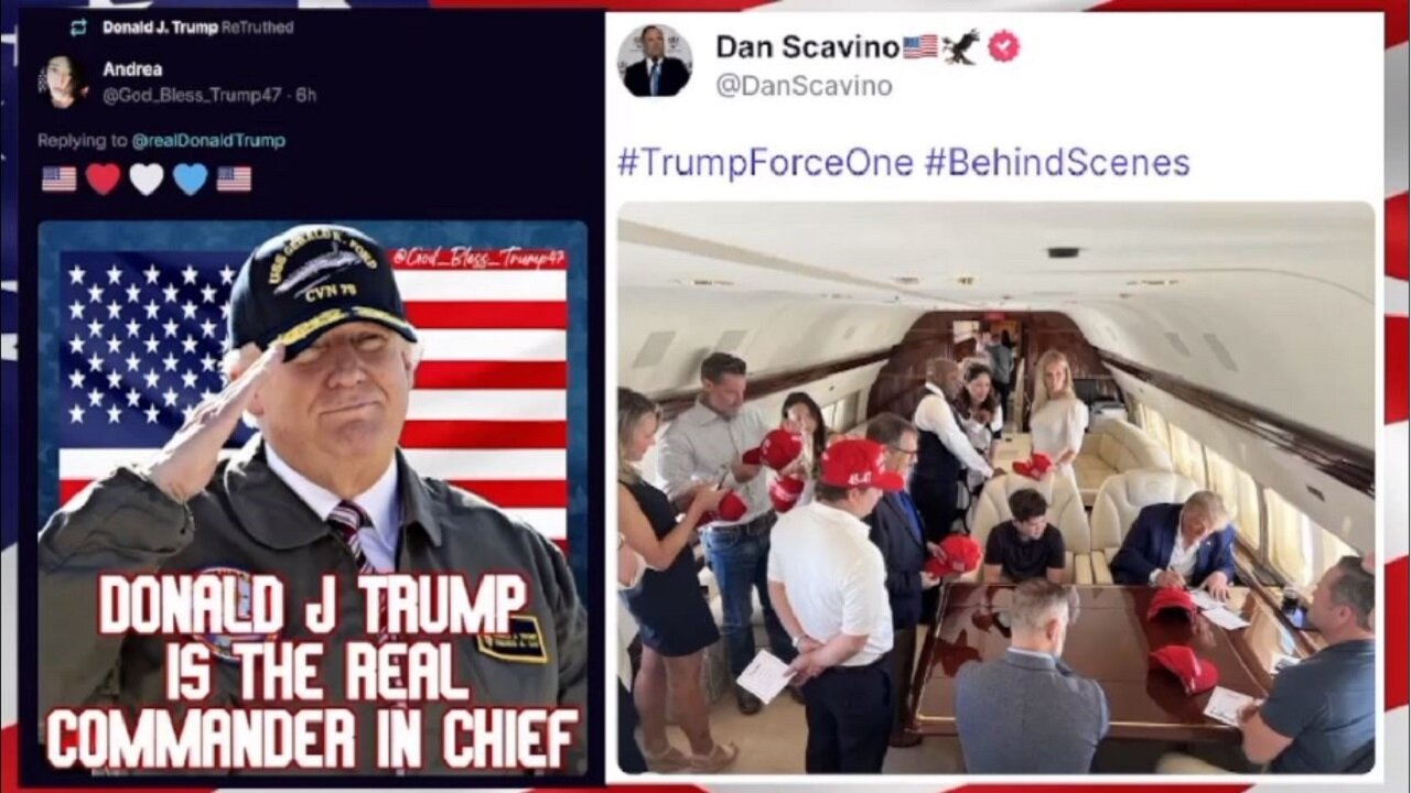 Christian Patriot News - Trump Just ReTruthed He's "The Real Commander-In-Chief" Scavino adds