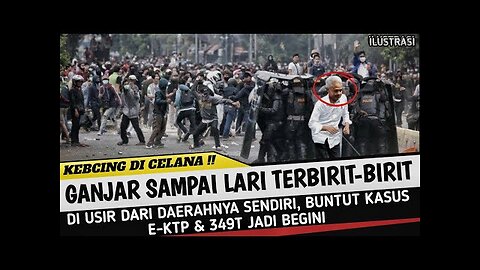 Gara Gara Terkasus Korupsi E KTP Dan Uang Pajak Senilai 349 Triliyun Rupiah, Warga Jawa Tengah Usir Ganjar Pranowo Dari Daerahnya Sendiri Sampai Lari Terbirit Birit