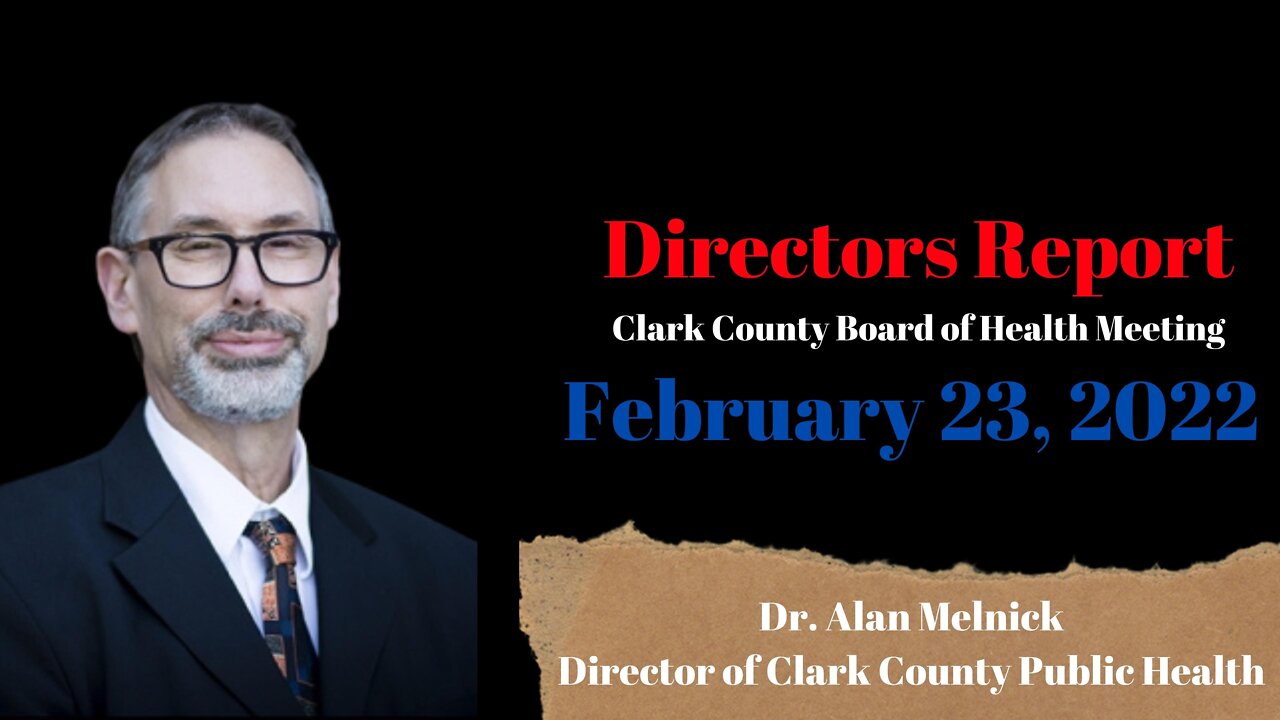 Dr.Melnick's CCPH Directors Report 2-23-22 CCBOH Meeting