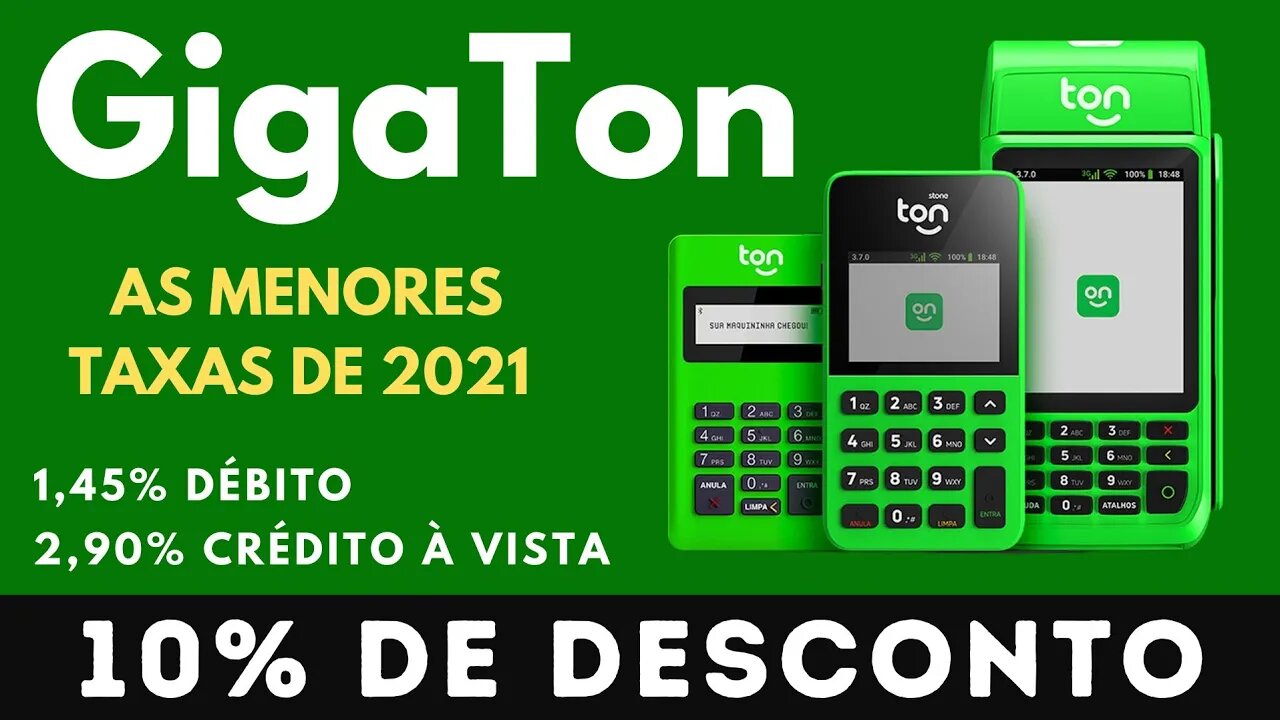 Comprar a sua GigaTon ou MegaTon é simples e rápido e com 10% de desconto fica melhor ainda!