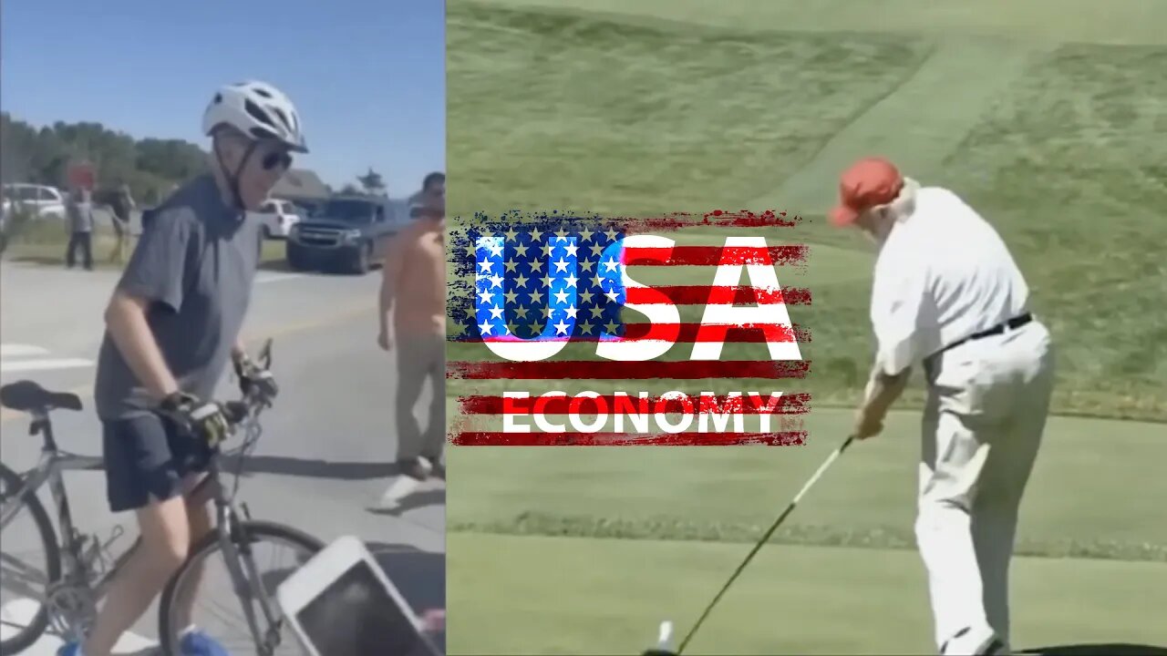 The United States of America ´s Economy - Poor Joe Biden falls off his bike