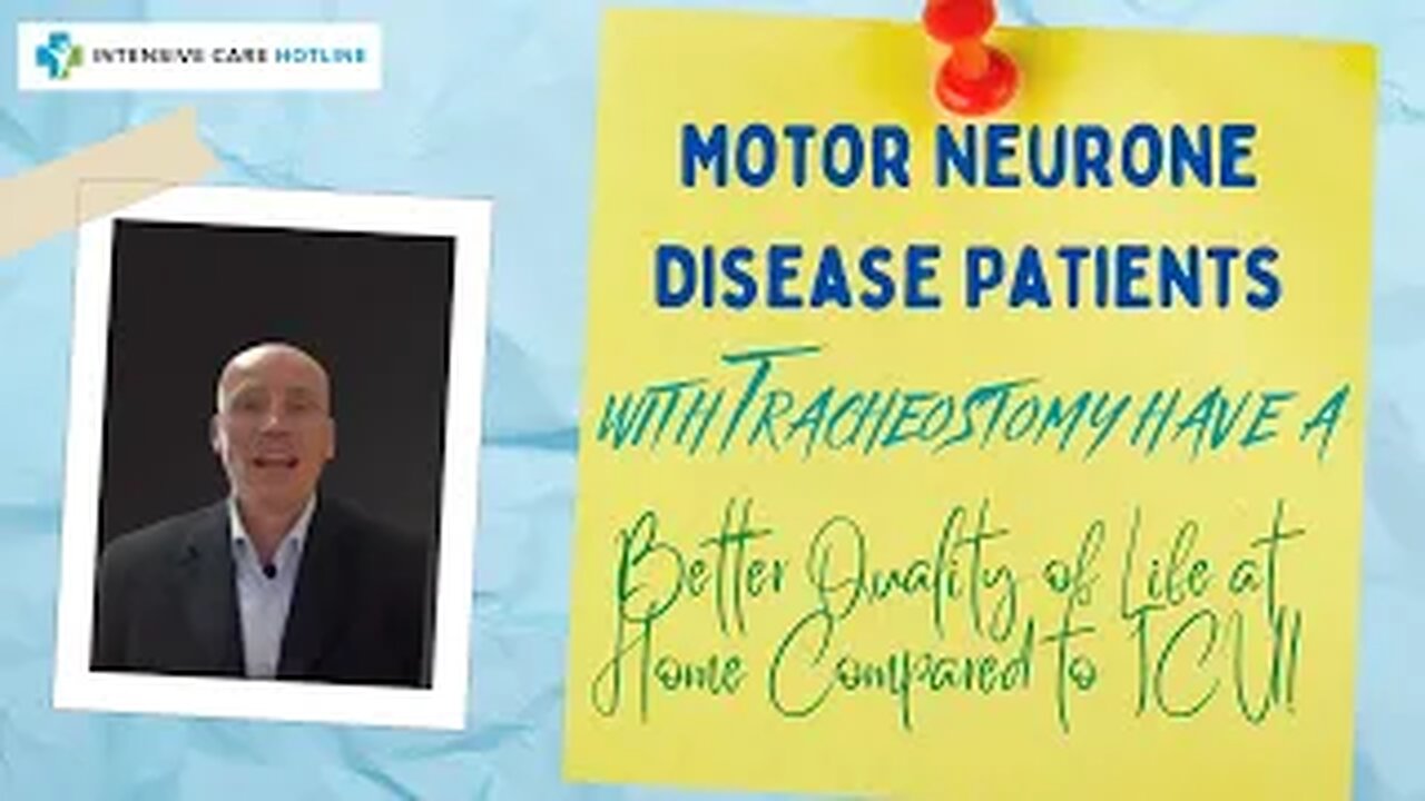 Motor Neurone Disease Pts with Tracheostomy have a better Quality of Life at Home Compared to ICU!