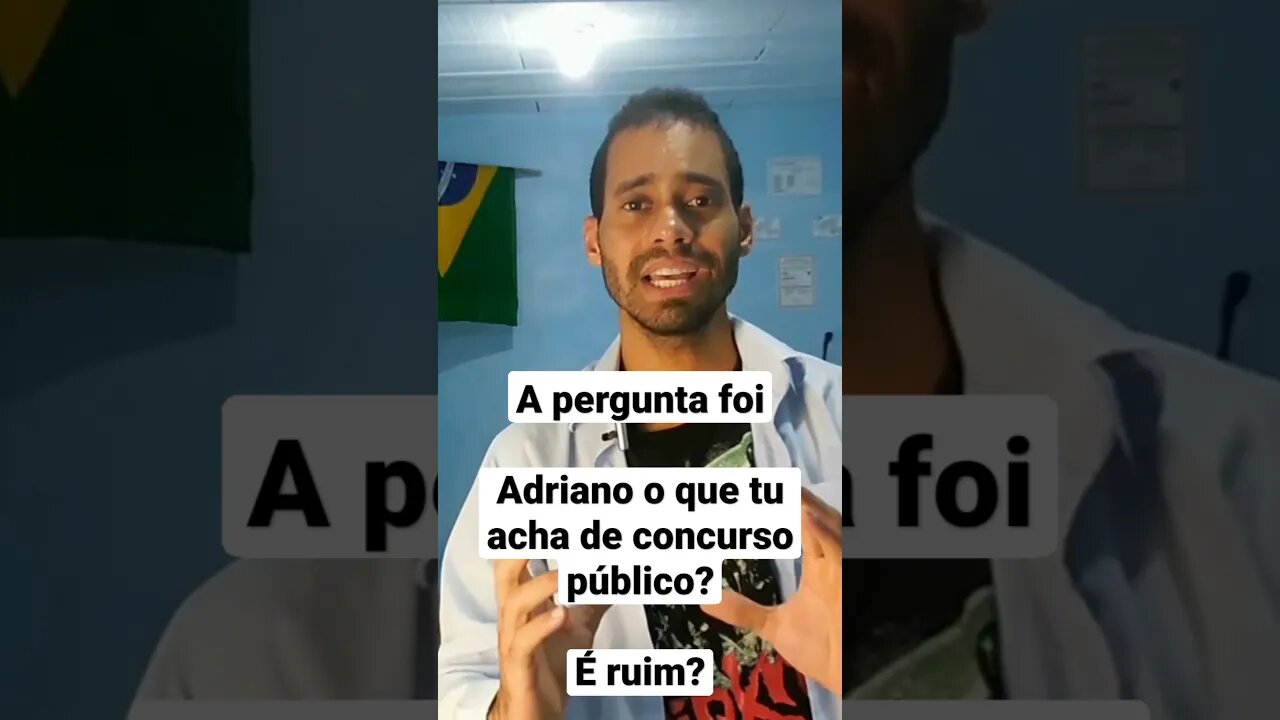 Concurso Público é Ruim