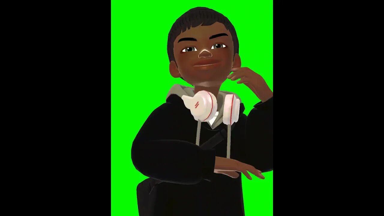 Vídeo de Animação - Avatar dançando - Chroma Key - Green Screen