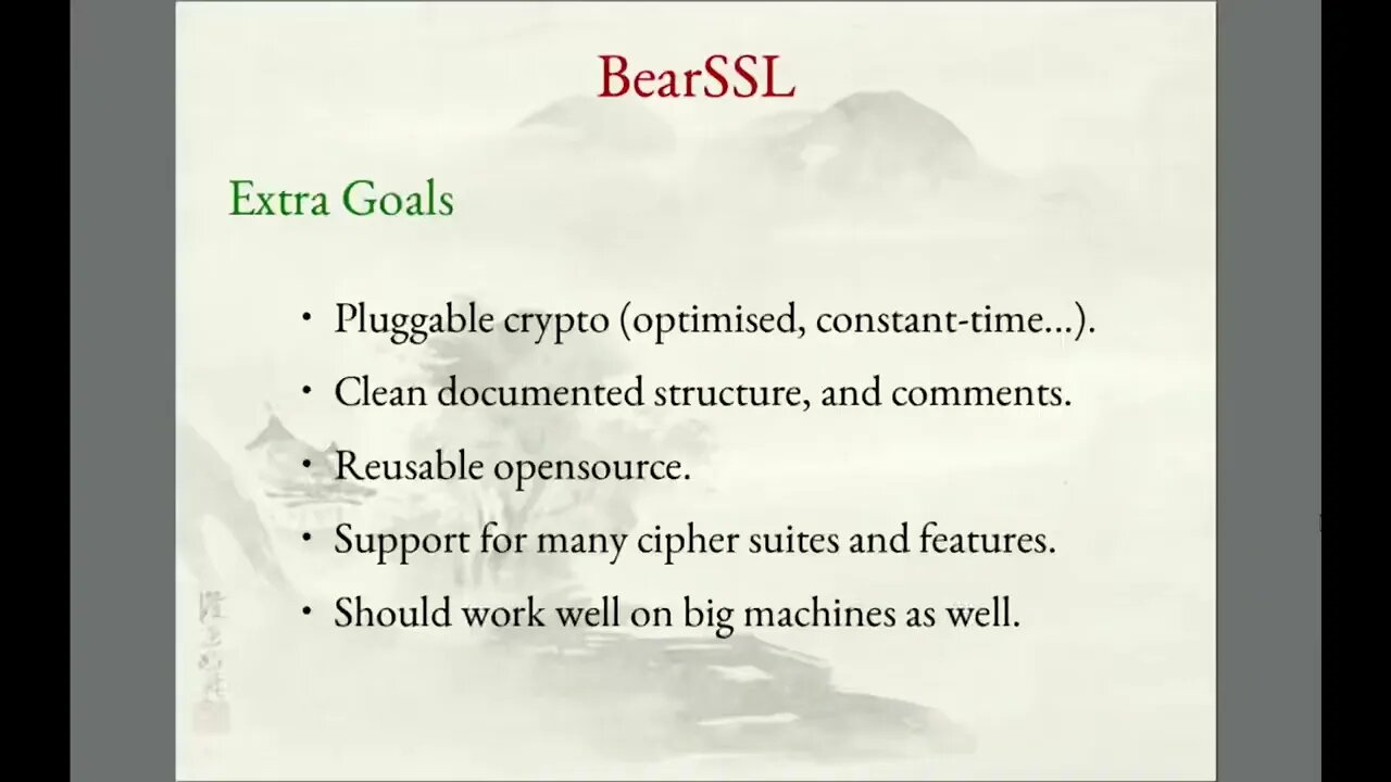 Thomas Pornin BearSSL SSL For all Things