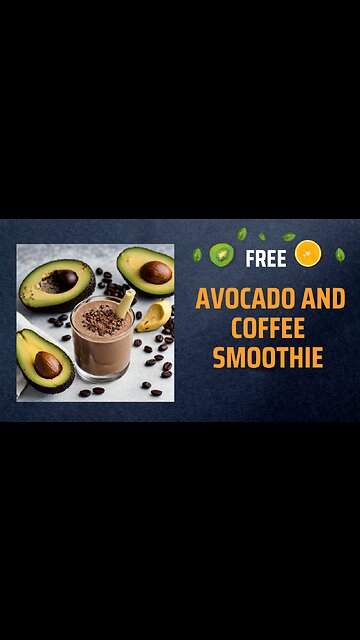 Free Avocado and Coffee Smoothie Recipe ☕🥑🍌✨